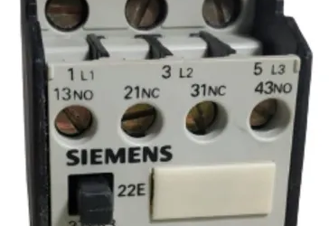 Contator 22A 2NA+2NF 220V 3TF43 22 OAN1/OXN18 Siemens