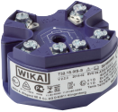 Transmissor de temperatura digital wika, T15.Cabeçote, Ex: Sem, De fábrica Pt100, 3 fios, +0…+150°C